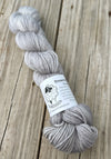 Pieces of Eight, Silver Gray Treasured DK Luxe Yarn, hand dyed yarn