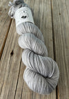 Pieces of Eight, Silver Gray, Silk Sparkle DK Treasures Yarn, extra fine merino wool, silk, stellina