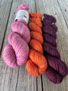 Fireside Bandana Kit, KITH KAL, Knit A Long, sport weight yarn cowl