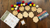 Yarn Ball & Pirate Sheep DIY Garland Kit - Color Your Own Ornaments