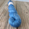 Powder Blues, Light Blue Bamboo Linen Treasures Yarn, Fingering Weight Yarn
