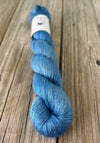 Powder Blues, Light Blue Bamboo Linen Treasures Yarn, Fingering Weight Yarn