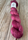 Pretty Lass, Berry Magenta Bamboo Linen Treasures Yarn, Fingering Weight Yarn