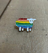 Rainbow Sheep Enamel Pin