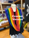 Rainbow Mini Skein Kit | Knit Shawl or Crochet Cowl