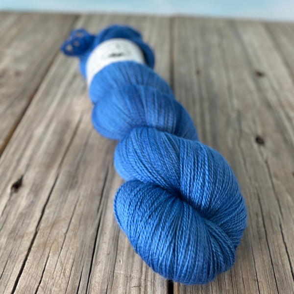 40% Off Royalty, Sapphire Blue, Silk Treasures Lace Yarn