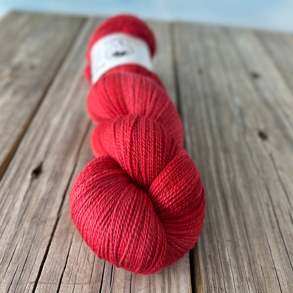 40% Off Ruby Daggers, Silk Treasures Lace Yarn, red