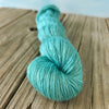 Sea Glass, Light Teal Bamboo Linen Treasures Yarn, Fingering Weight Yarn