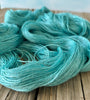 Sea Glass, Light Teal Bamboo Linen Treasures Yarn, Fingering Weight Yarn