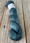 Sea Monster, Dark Teal Bamboo Linen Treasures Yarn, Fingering Weight Yarn