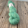 Sea Foam, Mint Spring Green Treasured DK Luxe Yarn, hand dyed yarn