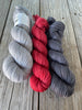 Fireside Bandana Kit, KITH KAL, Knit A Long, sport weight yarn cowl