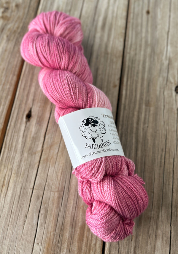 40% Off Sirena, Pastel Pink, Silk Treasures Lace Yarn