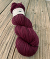 Song of the Sirens, Wine Magenta, Organic Merino Sport Treasures Yarn