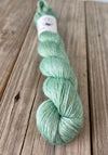 Turtle Bay, Spring Green Bamboo Linen Treasures Yarn, Fingering Weight Yarn