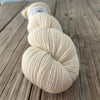 White Sand Beaches, Organic Merino Sport Treasures Yarn, cream ecru undyed natural yarn