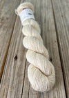 White Sand Beaches, Cream Off White Bamboo Linen Treasures Yarn, Fingering Weight Yarn