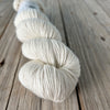 White Diamonds, Off-White Cream, Silk Sparkle DK Treasures Yarn, extra fine merino wool, silk, stellina
