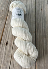 White Diamonds, Off-White Cream, Silk Sparkle DK Treasures Yarn, extra fine merino wool, silk, stellina