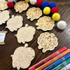 Yarn Ball & Pirate Sheep DIY Garland Kit - Color Your Own Ornaments