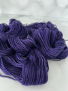 King's Cloak, Treasured Yak Toes Sock Yarn, royal purple yarn