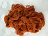 Lusty Wench, Treasured Yak Toes Sock Yarn, orange yarn