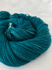 Mermaid’s Curse, Treasured Yak Toes Sock Yarn, teal turquoise yarn