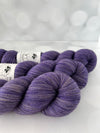 Amethysts in the Abyss, Treasured Yak Toes Sock Yarn, lilac purple violet yarn