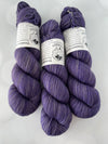Amethysts in the Abyss, Treasured Yak Toes Sock Yarn, lilac purple violet yarn