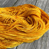 goldenrod yellow Hand Dyed Worsted Weight Yarn, Poseidon&#39;s Trident, Treasured Warmth