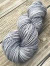 PDF Fancy Ribbed Cowl Knitting Pattern Sparkle Sock Yarn Digital Download silver gray grey fingering weight yarn one skein project allison
