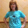 Pirate Sheep YARRRRRN tri blend t-shirt, knitter shirt knitter gift crochet gift pirate yarn shirt