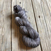 charcoal gray cashmere silk alpaca, Hand Dyed Yarn, Ghost Ship, Treasured DK Luxe