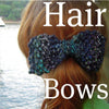 Hair Bow Knitting Pattern, handspun yarn pattern, hand spun yarn pattern, PDF download