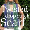 PDF Handspun Scarf Pattern Twisted Drop Stitch Easy Knitting Pattern for Handspun Yarn Digitial Download SELL items knit from this