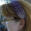 PDF Handspun Shimmery Lace cuff hairband wristlett knitting pattern digital download SELL items knit from this