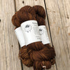Hand Dyed Sock Yarn, Chocolate Brown, Walk the Plank, Treasured Toes Sock Yarn