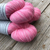 Hand Dyed Sock Yarn, Pink, Damsel in Distress, Treasured Toes Sock Yarn
