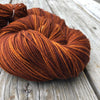 Hand Dyed Sock Yarn, Copper Cove, Treasured Toes Sock Yarn