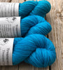 Hand Dyed Sock Yarn, Turquoise Teal, Mermaid&#39;s Curse, Treasured Toes Sock Yarn