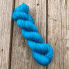 Hand Dyed Sock Yarn, Turquoise Teal, Mermaid&#39;s Curse, Treasured Toes Sock Yarn