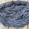 charcoal gray Hand Dyed Worsted Weight Yarn, Ghost Ship, Treasured Warmth