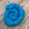 turquoise teal Hand Dyed Worsted Weight Yarn, Mermaid’s Curse, Treasured Warmth
