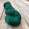green Hand Dyed Worsted Weight Yarn, Treasure of the Emerald Isle, Treasured Warmth