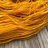 goldenrod yellow Hand Dyed DK Yarn, Poseidon&#39;s Trident, DK Treasures