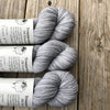 Hand Dyed Sock Yarn, Silver Gray, Pieces of Eight, Treasured Toes Sock Yarn