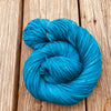 Hand Dyed Sock Yarn, Turquoise Teal, Mermaid&#39;s Curse, Treasured Toes Sock Yarn