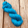 Hand Dyed Sock Yarn, Turquoise Teal, Mermaid&#39;s Curse, Treasured Toes Sock Yarn