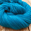 Hand Dyed Sock Yarn, Turquoise Teal, Mermaid&#39;s Curse, Treasured Toes Sock Yarn