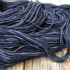 charcoal gray black Hand Dyed Worsted Weight Yarn, Gunpowder, Treasured Warmth